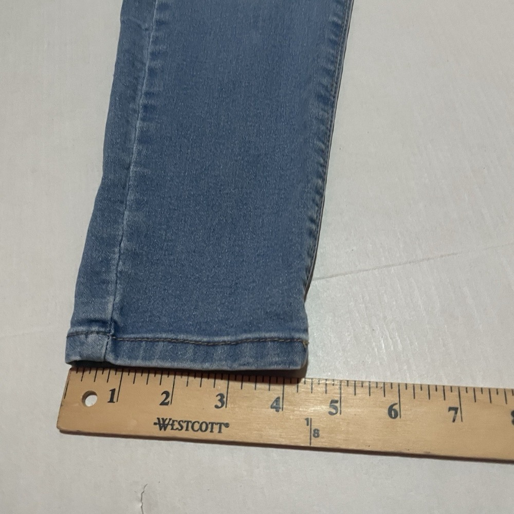 Curve Appeal Jeans Womens 8 X 27 Blue Skinny Mid Rise Stretch Medium Wash Denim - Picture 5 of 7